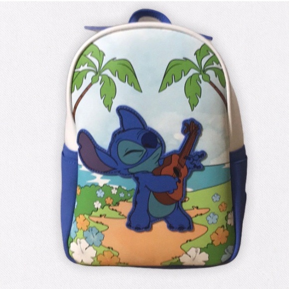 Loungefly Handbags - Loungefly Disney Stitch with Ukulele Mini Backpack